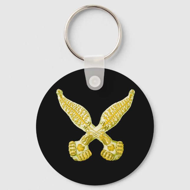 Diplozoon Key Ring (Front)