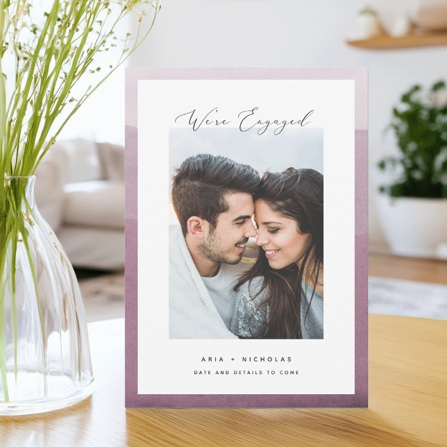 Dipped Border | Photo Engagement Announcement (Creator Uploaded)