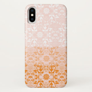 Dipped Vintage Elegant Chic Damask Lace Florals iPhone X Case