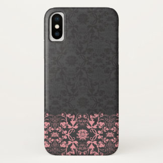 Dipped Vintage Elegant Chic Damask Lace Florals iPhone X Case