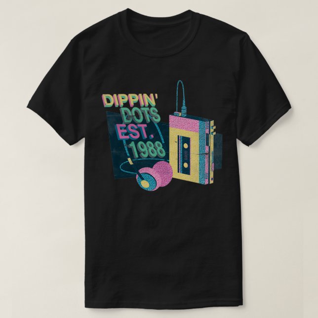 Dippin' Dots Music To Our Ears Since 1988  T-Shirt (Design Front)
