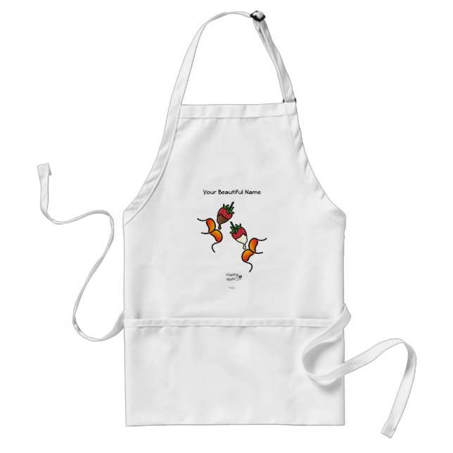 dipping muackS!!! Strawberry and Chocolate Standard Apron (Front)