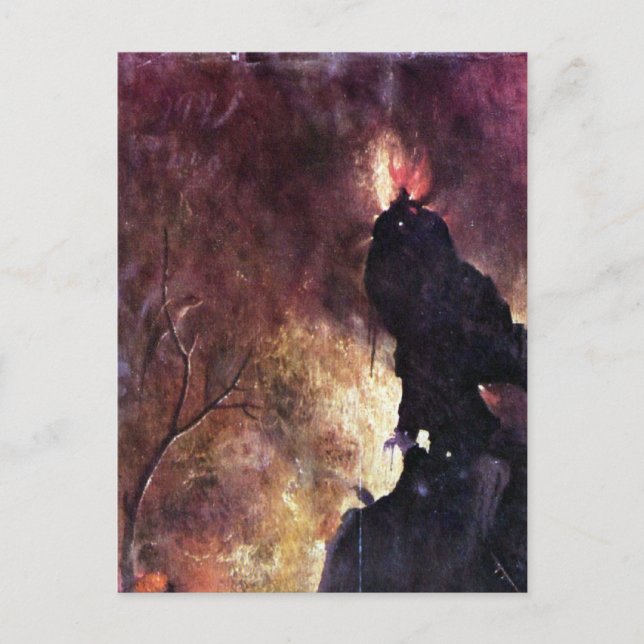 Diptych with scenes of Hell Postcard (Front)