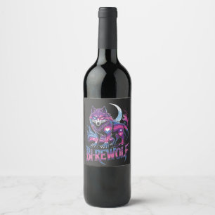 Dire Wolf Birewolf Bisexual LGBT Wine Label