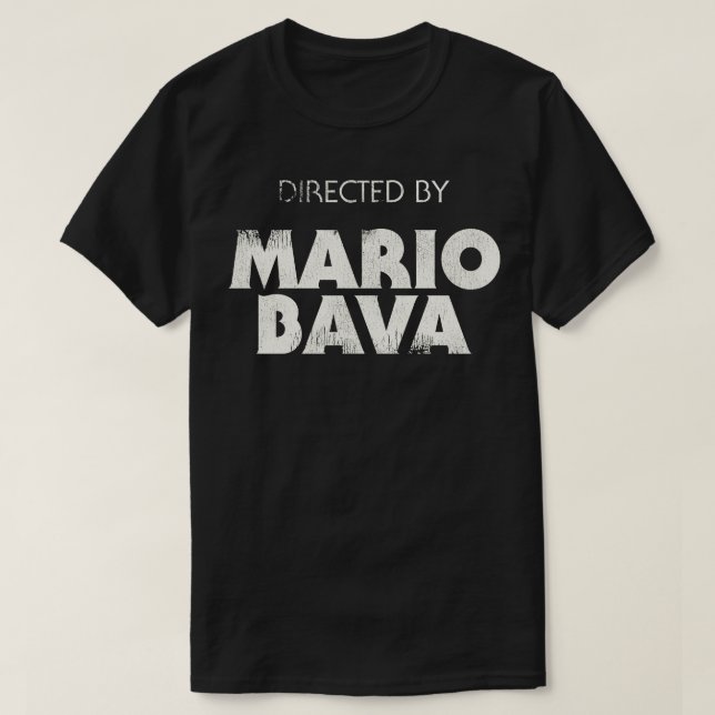 Directed by Mario Bava T-Shirt (Design Front)