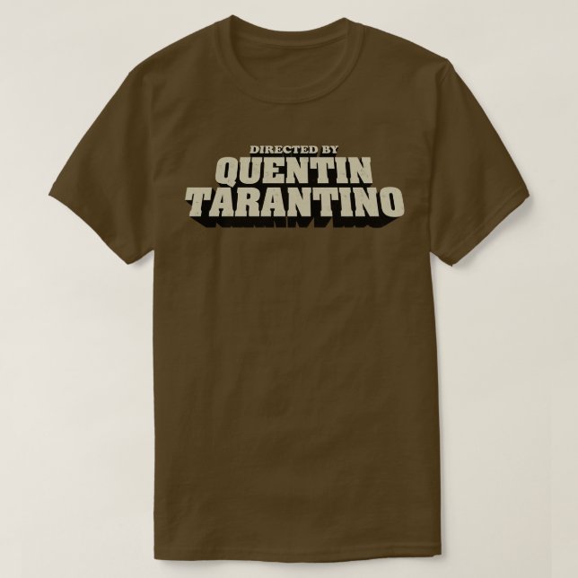 Directed By Tarantino T-Shirt (Design Front)