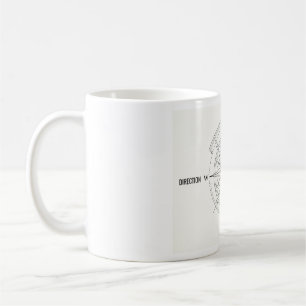 Direction Discovery Nautical Compass Rose Coffee Mug