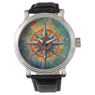 Direction in Chaos (Compass Rose) Watch