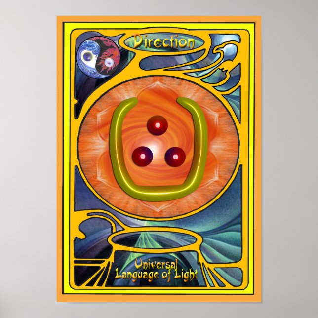 Direction Symbol Art Poster (Front)