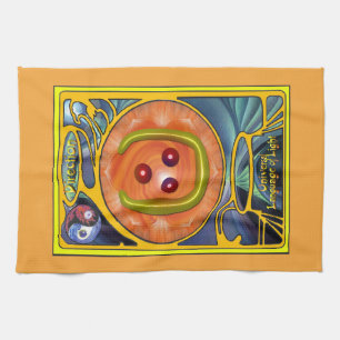 Direction Symbol Art Tea Towel