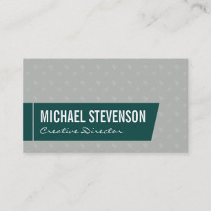 Directional (green) business card