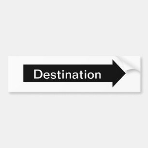 Directional Sign Sticker