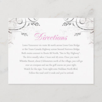 Directions for Janet Enclosure Card