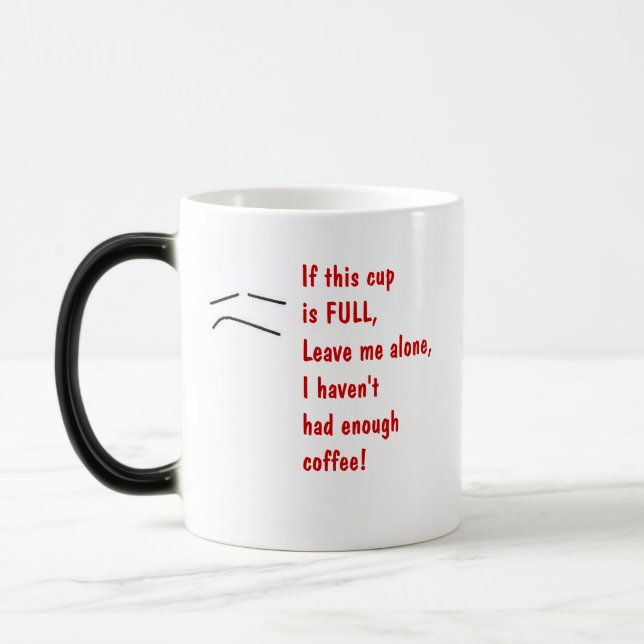 Directions For Use Magic Mug (Left)