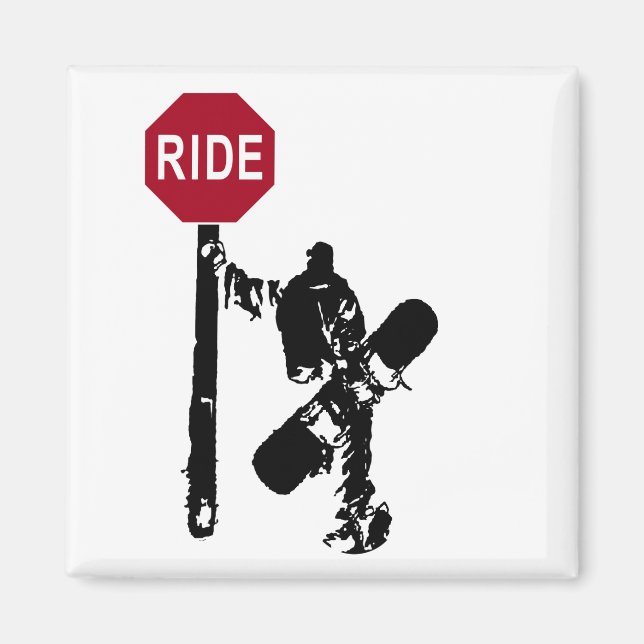 directions... ride? magnet (Front)