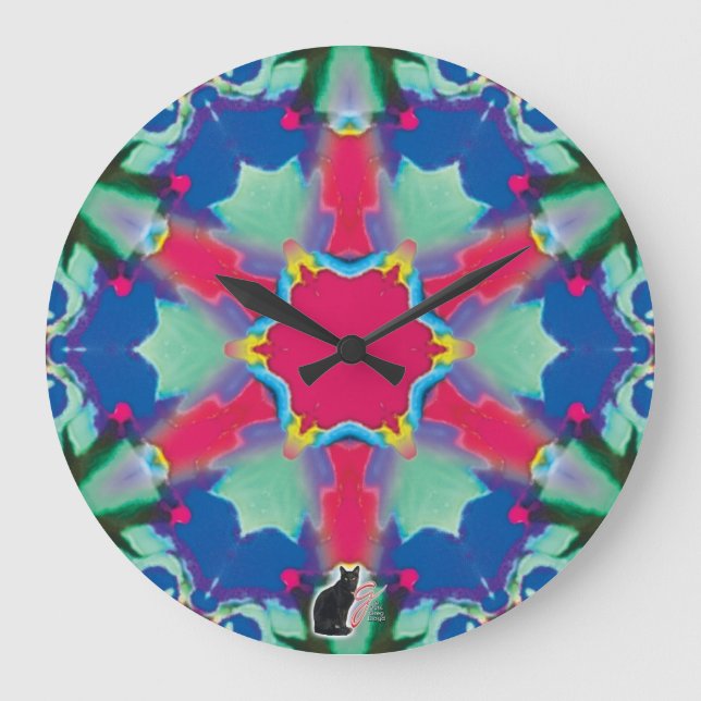 Directive Kaleidoscope Large Clock (Front)