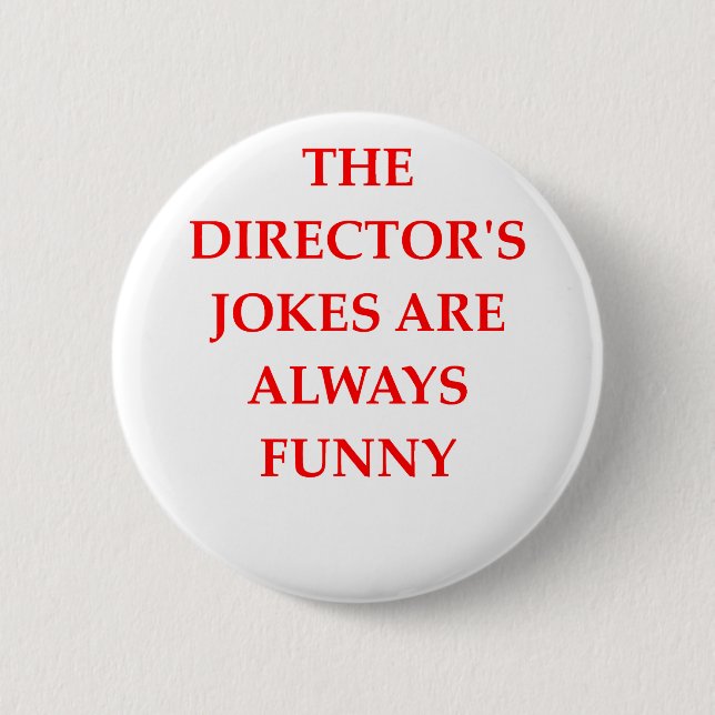 DIRECTOR 6 CM ROUND BADGE (Front)
