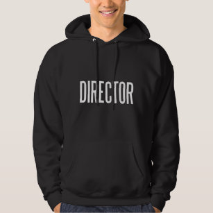 Director basic hooded sweatshirt (black)