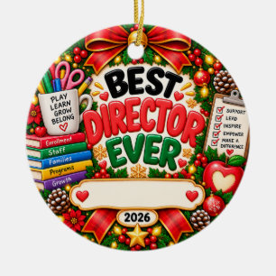 Director Ceramic Ornament