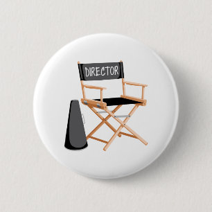 Director Chair 6 Cm Round Badge