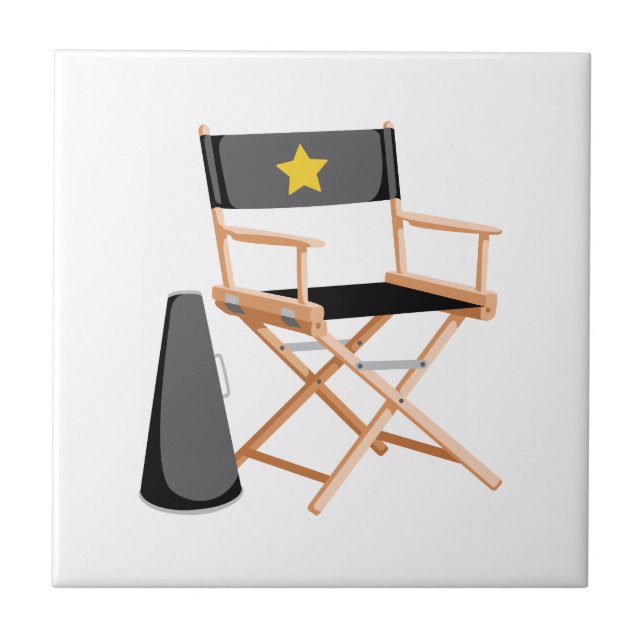 Director Chair Ceramic Tile (Front)