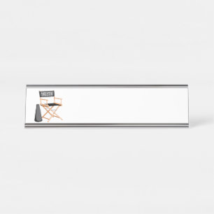Director Chair Desk Name Plate