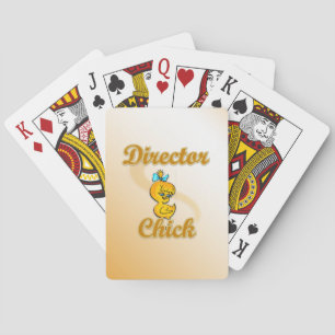 Director Chick Playing Cards
