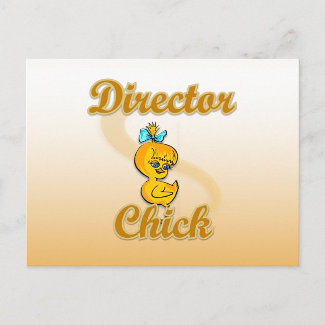 Director Chick Postcard (Front)