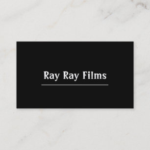 Director Film Movies Producer Production Business Business Card