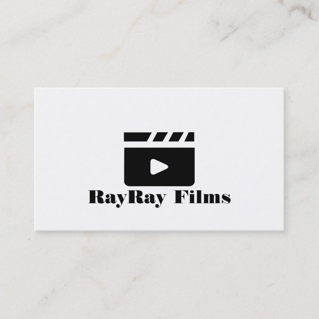 Director Film Movies Producer Production Business Business Card (Front)