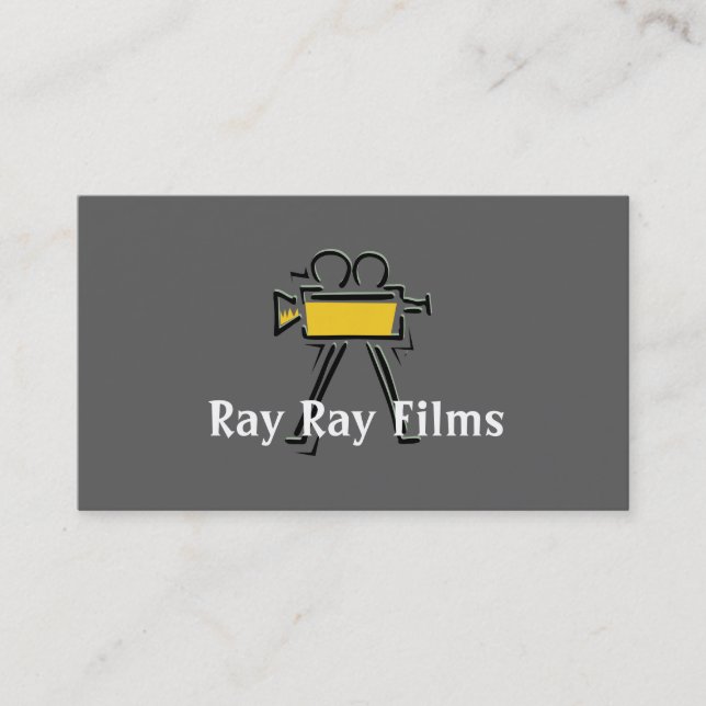 Director Film Movies Producer Production Business Business Card (Front)