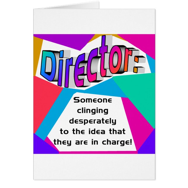 Director In charge? (Front)