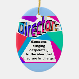 Director ... In Charge? Ceramic Tree Decoration