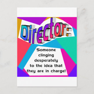 Director In charge? Postcard