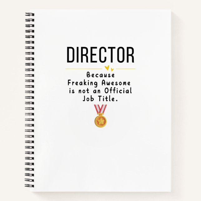 Director  notebook (Front)
