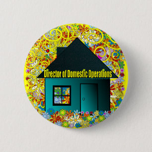 Director of Domestic Operations 6 Cm Round Badge