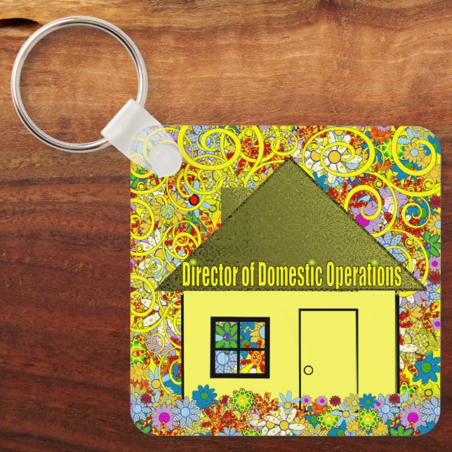 Director of Domestic Operations - Customised Key Ring (Front)