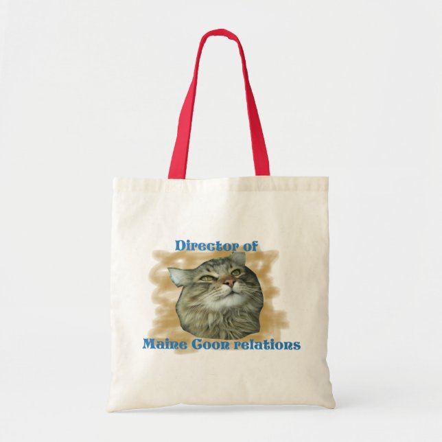 Director of Maine Coon relations Tote Bag (Front)