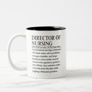 Director of nursing Two-Tone coffee mug