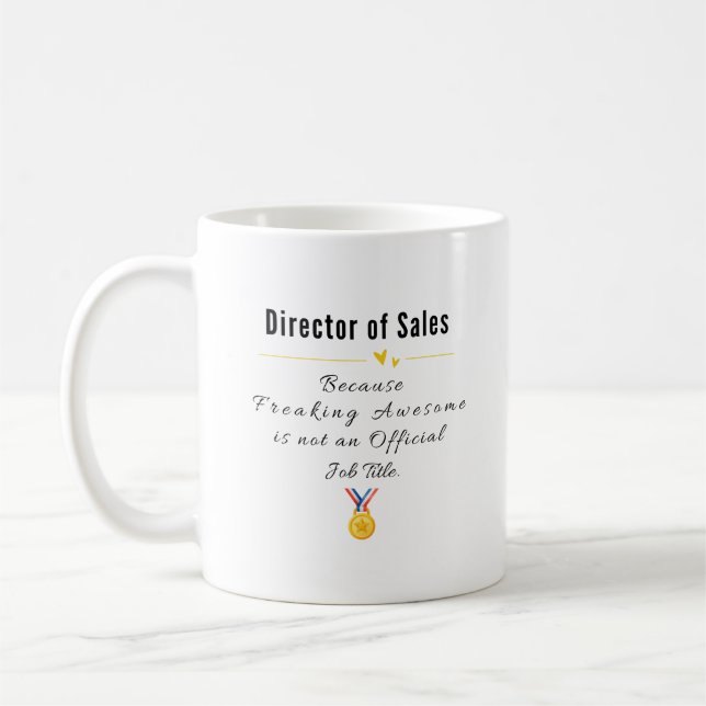 Director of Sales Coffee Mug (Left)