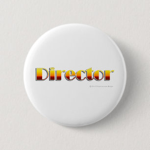 Director (Text Only) 6 Cm Round Badge