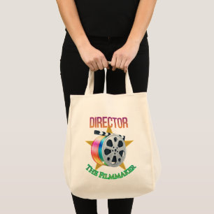 Director - The Filmmaker Grocery Tote Bag