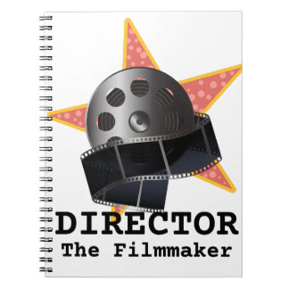 Director - The Filmmaker Spiral Photo Notebook