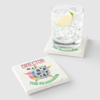 Director - The Filmmaker Stone Coaster
