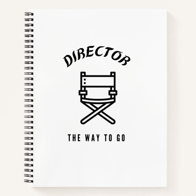 Director the way to go notebook (Front)