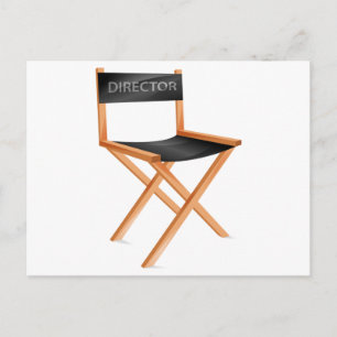 Director's Chair Postcard