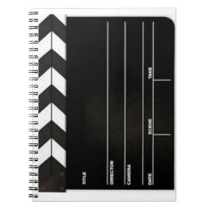 Director's Clapboard Slate Spiral Notebook