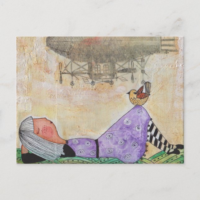 dirigible in my mind postcard (Front)