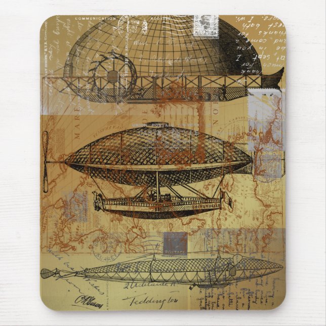 Dirigible Travel Mouse Pad (Front)