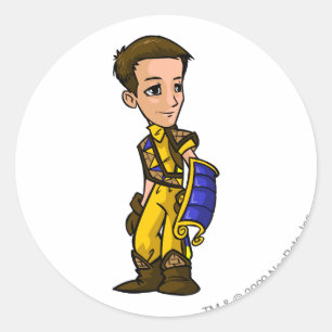 Dirigibles Lost Desert Staff Player Classic Round Sticker